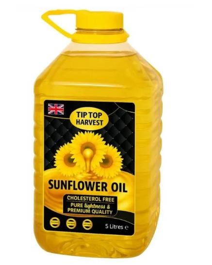 Tip Top Harvest Sunflower Oil 5 Litre bottle